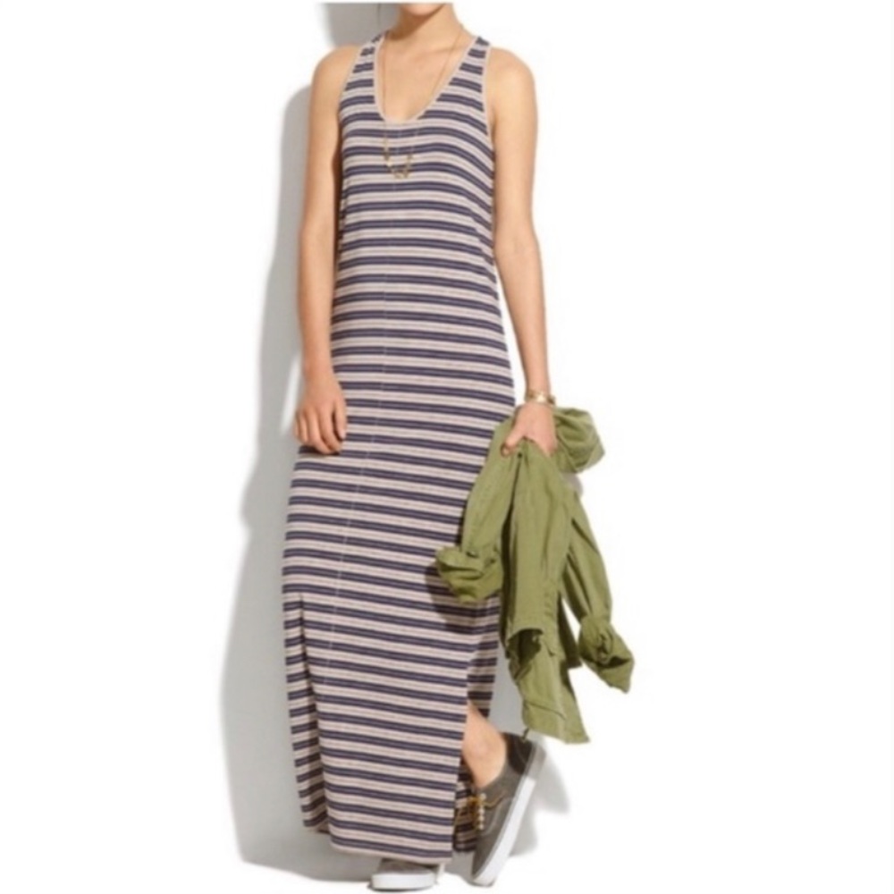 Madewell Striped Racerback Maxi Dress Style A4753